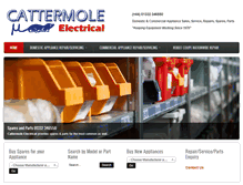 Tablet Screenshot of cattermoleelectrical.co.uk